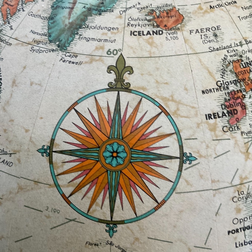 Vintage Replogle‎ 12" Globe USSR Raised Relief Cold War World Classic Tolman - Picture 6 of 16